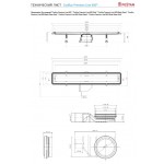 Трап душевой Pestan Confluo Premium Black Glass Line